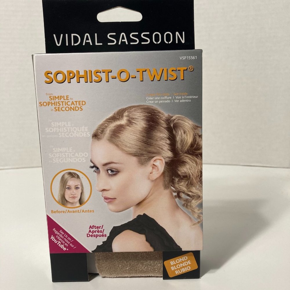 Sophist-O-Twist Hair Styling Bun Maker Tool Vidal Sassoon